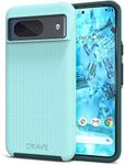 Crave Google Pixel 8 Case - Dual Guard Shockproof Protection Secure Layered Pixel 8 Phone Case, Aqua