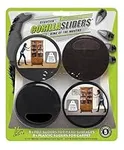 Slipstick GorillaSliders Premium 89mm Furniture Sliders for All Floor Surfaces (16 Piece Moving Kit) Reusable 3.5” Round Furniture Movers for Sliding Furniture on Hardwood & Carpet, Black