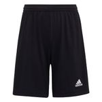 adidas Unisex-Kids Entrada 22 Shorts, Black, Large