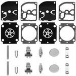 ZAMDOE RB-155 Carburetor Repair Kit Replace for ZAMA RB-155 RB-164 fits for ZAMA C1M-S141 C1M-S142 C1M-S144 C1M-S145 C1M-S146 C1M-S151 Carburetor for STIHL BG66 BG86 Blowers, FS56, FS50 Strimmers