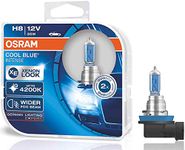 OSRAM COOL BLUE INTENSE H8, headlight bulb for halogen headlamps, xenon effect for white light, 64212CBI-HCB, 12 V passenger car, duobox (2 units)