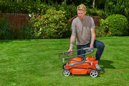 Flymo EasiStore 380R Electric Rotary Lawn Mower – 38cm, 45L Grass Box