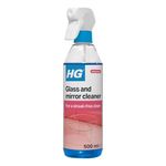 HG Glass & Mirror Cleaner, Streak-Free Glass Spray, Removes Grease & Dirt – 500ml (6)