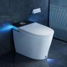 HOROW T38 Artistic Smart Toilet, Bidet Toilet with Powerful Flush, Auto Open/Close Lid, Instant Warm Water, Elongated Heated Seat, Dryer, Night Light, Deodorization