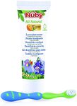 Nuby CG18045 All Natural Combo Pack – Complete Toothpaste and Toothbrush
