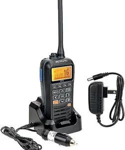 Retevis RM40 Handheld Marine Radio with GPS, DSC Radio Marine,Floating IPX7 Waterproof,Mob,NOAA Weather Alert,Marine Band Radio with Distress for Boats Coast Guard