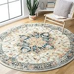 RELEANY 6ft Round Rug, Area Rugs 6f