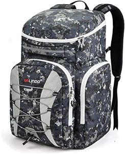 Gelindo 55L Ski Boot Bag Backpack: Extra Large Skiing Snowboarding Bags Multi Compartments Pack for Equipment Gear- Waterproof Snow Boots Helmet Pack Backpack for Travel, Men