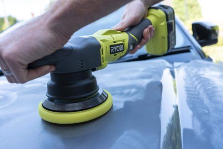 Ryobi 18V Cordless Polisher – Battery Powered Car Buffer
