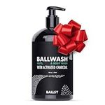 Ballsy Men's Activated Charcoal Ball and Body Wash, Ballwash Hygiene Wash, 16oz