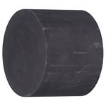 Graphites Plate Milling Surface, Smelting Lab Graphite Crucible,Graphite Block Standard Size with 95%-98% Carbon Content for Metallurgical Industry(Diameter 80 Thickness 60mm)