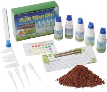 Soil Test Kit, 1 Set Soil Tester for Garden Nutrients, Nitrogen Phosphorus Potassium Test Kit for Agriculture Gardening Lawn Yard, Tester for Garden Nutrients