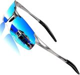 ROCKNIGHT Driving Polarized Sunglasses for Men UV Protection Ultra Lightweight Al Mg Golf Fishing Sports Sunglasses