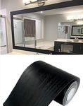 10M Black Wood Grain Removable PVC 