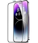 Supershieldz Dust-Proof Speaker Shield Full Glue [9H Diamond hard] [Case Friendly] Tempered Glass Screen Protector Guard for iPhone 14 Pro - Pack of 2