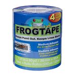 Shurtape CP-130 FrogTape Brand Pro Grade Painter's Tape: 1.41 in. x 60 yds. (Blue) / 4-Pack