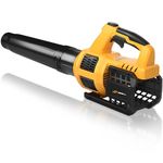 Leaf Blower Cordless for Dewalt 20V Max Battery - HEINPRO Electric 400CFM Variable Speed, Turbo Mode Powered Blowers Lawn Care, Patio, Dust Blowing(Tool Only), HP-2180GY