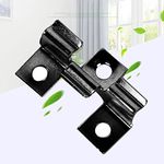 100Pcs Composite Decking Clips,Hidden Fixing Fasteners Metal Clips Anticorrosive Decorative Fixing Fastener Decking fixings (Black 9mm)
