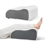 Orista Contour Leg Elevation Pillow I Orthopedic Memory Foam Wedge for Pain Relief, Swelling, Varicose Veins & Post-Surgery Recovery I Washable Cover & 2-Year Warranty