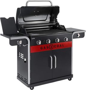 Char-Broil Gas2Coal 440 Hybrid Grill – Gas and Charcoal BBQ