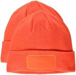 Marky G Apparel Patch Beanie (2 Pack), NEON Orange, OS