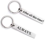 LParkin Couples Keychains Gifts For Harry Potter Fans Boyfriend Girlfriend Keychain Set