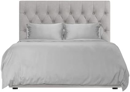 Hotel Sheets Direct 3 Piece King Size Duvet Cover Set, 100% Viscose Derived from Bamboo Comforter Cover with 2 Pillow Shams, Moisture-Wicking, Silky Soft Texture, Cooling, Breathable, Easy Care, Gray