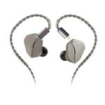 Hidizs MP145 14.5mm Ultra-large Planar Magnetic Driver HiFi In-ear Monitors, Ergonomics Design Earphones,Detachable 2pin in ear Headphones for Audiopiles and Music Lovers (Titanium,4.4mm)