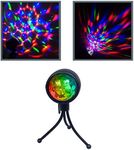 GutReise Party Stage Lights,RBG Disco Ball Portable USB Dance Birthday DJ Bar Karaoke Xmas Wedding Lighting Portable Bracket Holder