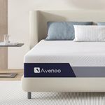 Avenco Queen Size Mattress, 12 Inch Gel Memory Foam Mattress Queen for Cooling Sleep & Pressure Relief, Medium Firm Mattress with Motion Isolation, Mattress in a Box
