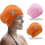 YTSWIM Large Swim Caps for Braids, 