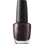 OPI Nail Lacquer, My Private Jet, Black Nail Polish, 0.5 fl oz