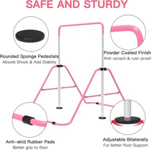 EVERYMILE Adjustable Gymnastics Bar Set – Height Adjustable Training Equipment