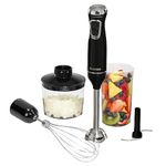 Hand Blender With Whisk Silvers