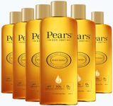 Pears Pure & Gentle Body Wash - Soap-free Cleanser - Nourishing Gel with 98% Pure Glycerin & Natural Oils - for Glowing Skin 10x More Moisturiser - Beauty Bath for Moisturising Care - 250ml (6 Pack)