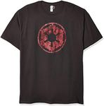 STAR WARS Young Men's Empire Emblem T-Shirt, Charcoal, Small