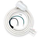 Baomain LCDI-24015 LCDI Power Cord GFCI Plug 240 VAC 60 HZ 15 Amp 3600 Watt UL Listed for Window Air Conditioner