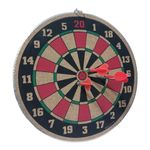 Wood-O-Plast 16-inch Dart Board Set - Multicolor