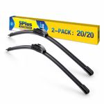 20"-2 Pack Windshield Wiper Blades Replacement For Ford F150 F250 F350 F450 F550 2008-1999 Expedition 2006-1999 Explorer 2010-2005 Mustang 2004-1999, Windshield Wiper Blades For My Car