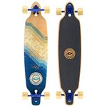 Osprey | Twin Tip Longboard, 39inch Complete Skateboard, 7-PLY Canadian Maple Deck, For Kids Adults and Beginners, Slide Fade, Multiple Colours