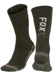 FOX Green/Silver Thermolite long sock 6-9 (Eu 40-43)