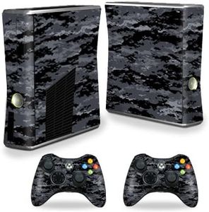 MightySkins Skin for X-Box 360 Xbox 360 S Console - Digital Camo | Protective, Durable, and Unique Vinyl Decal wrap Cover | Easy to Apply, Remove, and Change Styles | Made in The USA