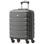 Flight Knight Lightweight 4 Wheel ABS Hard Case Suitcases Cabin Carry On Hand Luggage Approved for Over 60 Airlines Including easyJet, Jet2 & Maximum Size for Ryanair (Priority) 55x40x20cm