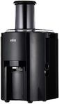 Braun J300 Spin Juicer extractor for whole fruit, citrus & vegetables 800 Watt, 2 speeds, anti splash spout, dishwasher safe parts- Premium Black