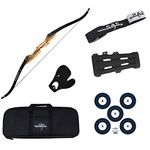SAS Courage 60" Hunting Takedown Recurve Archery Bow Package (29 lbs, Left)
