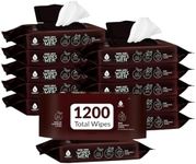 Pursonic Mario Lopez Mint Flushable Wipes for Men - 12 Packs 100Ct(1200 Total) - Plant-Based Face & Body Wipes for Gentle, Refreshing Daily Hygiene