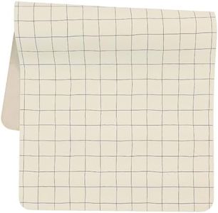 Ava + Oliver Vegan Leather Baby Changing Mat (16 X 30 in) - Multipurpose Wipeable and Portable Diaper Changing Pad - Foldable for Travel (Blue Check)