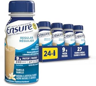 Ensure Regular, Nutritional Supplement Shake Value Pack, Nutrition To Stay Active And Energetic, Vanilla, 24 x 235-mL Bottles