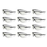 Jackson Safety SG Safety Glasses - Eye Protection for Men & Women - ANSI Z87.1 - Pack of 12 (Multiple Styles)