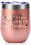 Good Friends are Like Wine They are Great Now and Only Get Better with Time Mug.Best Friend,Long Distance Friendship,Birthday, for Women,Bestie Wine Tumbler(12oz Rose Gold)